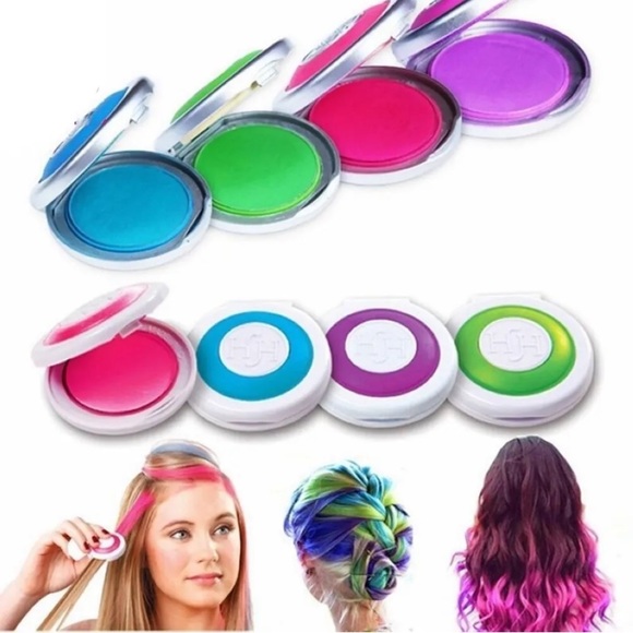 💙HOT HUEZ💙 4-CT OF NEON COLORS OF TEMPORARY HAIR CHALK NIB👨‍🎤 - Picture 5 of 10